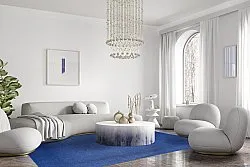 Wollen-vloerkleed - Hamilton (Classic Blue)