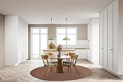 Ronde vloerkleden - Hamilton (Deep Taupe)