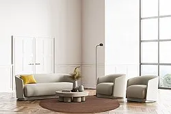 Ronde vloerkleden - Hamilton (Deep Taupe)