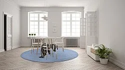 Ronde vloerkleden - Hamilton (Faded Denim)