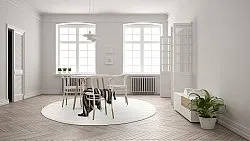 Ronde vloerkleden - Hamilton (wit)