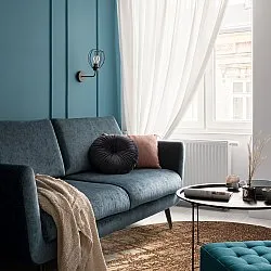 Rond vloerkleed - Junes (goud)