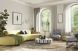 Rond vloerkleed - Kebira (beige)