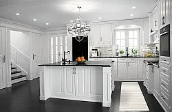 Plastic-kleden - Kensington (beige/wit)