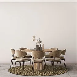 Ronde vloerkleden - Leopard (bruin)