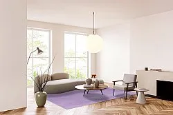 Wollen-vloerkleed - Hamilton (paars)