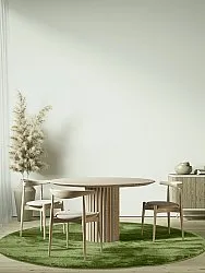 Ronde vloerkleden - Aranga Super Soft Fur (olijfgroen)