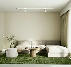 Hoogpolig vloerkleed - Aranga Super Soft Fur (olijfgroen)