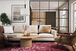 Hoogpolig vloerkleed - Aranga Super Soft Fur (rose)