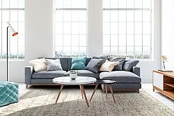 Hoogpolig vloerkleed - Carl (beige)