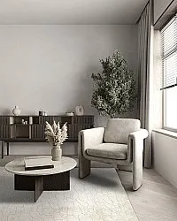 Hoogpolig vloerkleed - Cora (offwhite)