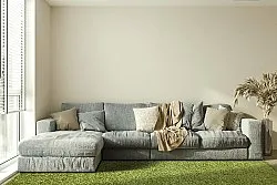 Hoogpolig vloerkleed - Zoe (groen)