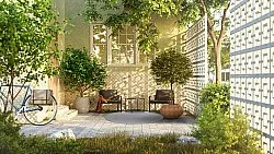 Rond vloerkleed - Ferragudo (grijs)