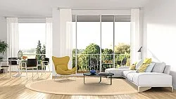 Ronde vloerkleden (sisal) - Agave (zand)