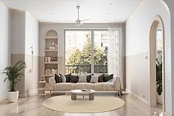 Ronde vloerkleden (sisal) - Agave (taupe)