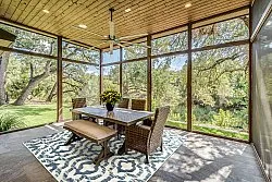 Shaggy Indoor-Outdoor - Trenton (wit/blauw)