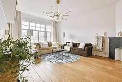 Ronde vloerkleden - Indoor/Outdoor Trenton (wit/blauw)