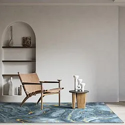 Wilton - Storm (blauw/goud)