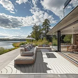 Vloerkleden voor binnen en buiten - Maynard (beige)