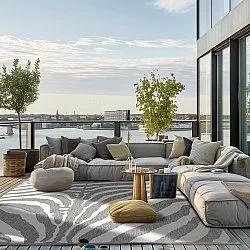 Vloerkleden voor binnen en buiten - Winona (grijs)