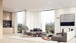 Wilton - Vannes (beige/zwart/oranje)