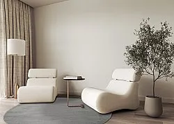 Rond vloerkleed - Vevila (grijs)