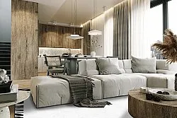 Wilton - Zebra boarder (zwart/wit)