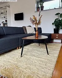 Hoogpolig vloerkleed - Cudillero (geel)