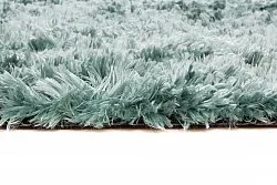 Hoogpolig vloerkleed - Janjira (blauw/groen)