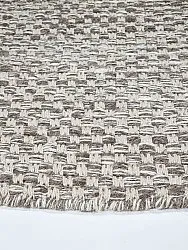 Ronde vloerkleden - Jenim (grijs/wit)