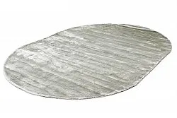 Ovaal viscose-vloerkleed - Jodhpur Special Luxury Edition (groen)