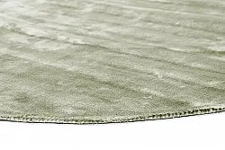 Ovaal viscose-vloerkleed - Jodhpur Special Luxury Edition (groen)