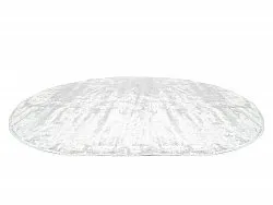 Ovaal viscose-vloerkleed - Jodhpur Special Luxury Edition (offwhite)