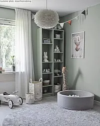 Ronde vloerkleden - Cosy (zilver)