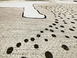 Kindervloerkleed - Piggyback Ride (grijs)