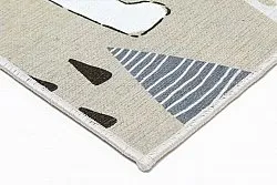 Kindervloerkleed - Piggyback Ride (grijs)