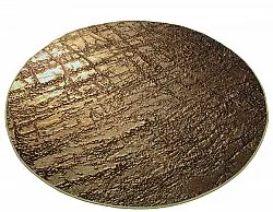 Rond vloerkleed - Junes (goud)