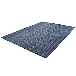 Jute-vloerkleed - Amasia (blauw)