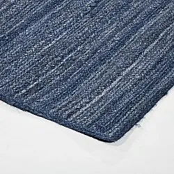 Jute-vloerkleed - Amasia (blauw)