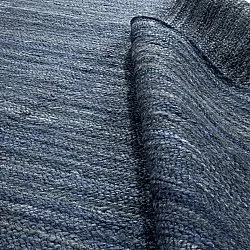 Jute-vloerkleed - Amasia (blauw)