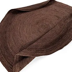 Rond jute vloerkleed - Amasia (koffie)