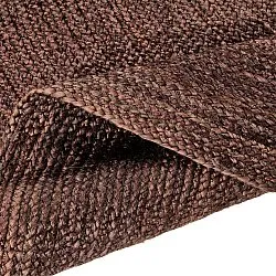 Rond jute vloerkleed - Amasia (koffie)