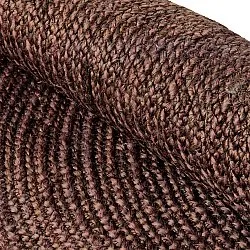 Rond jute vloerkleed - Amasia (koffie)
