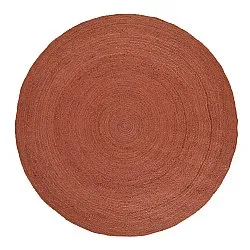 Rond jute vloerkleed - Amasia (kastanje)