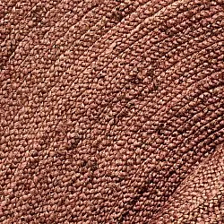 Rond jute vloerkleed - Amasia (kastanje)