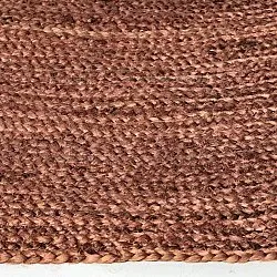 Rond jute vloerkleed - Amasia (kastanje)
