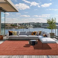 Jute-vloerkleed - Amasia (kastanje)