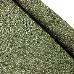 Rond jute vloerkleed - Amasia (militair groen)