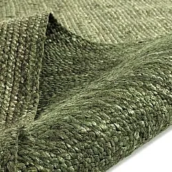 Jute-vloerkleed - Amasia (militair groen)