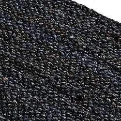 Rond jute vloerkleed - Amasia (donkerblauw)